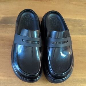 Crocs Stomp Platform Loafer Black Women's 9 Men's 7